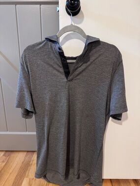 lululemon athletica Men's Heather Charcoal Polo